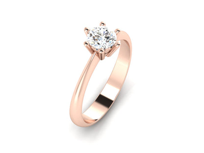 Iconique Classic Solitaire – 1ct Round Brilliant Diamond Ring