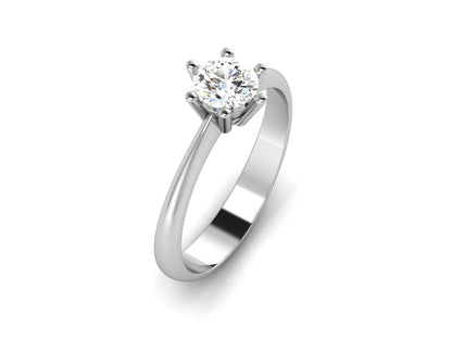 Iconique Classic Solitaire – 1ct Round Brilliant Diamond Ring