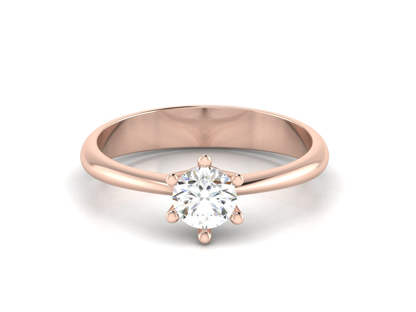 Iconique Classic Solitaire – 1ct Round Brilliant Diamond Ring