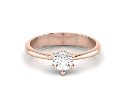 Iconique Classic Solitaire – 1ct Round Brilliant Diamond Ring