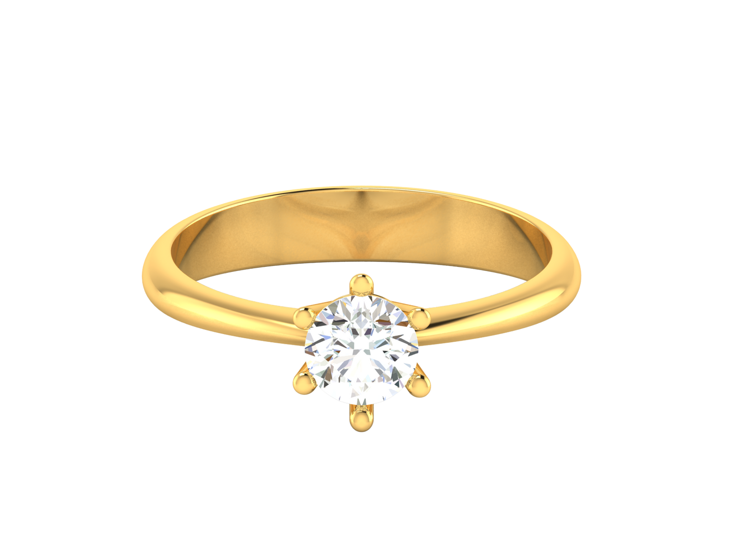 Iconique Classic Solitaire – 1ct Round Brilliant Diamond Ring