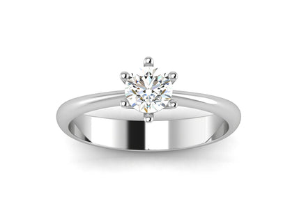 Iconique Classic Solitaire – 1ct Round Brilliant Diamond Ring