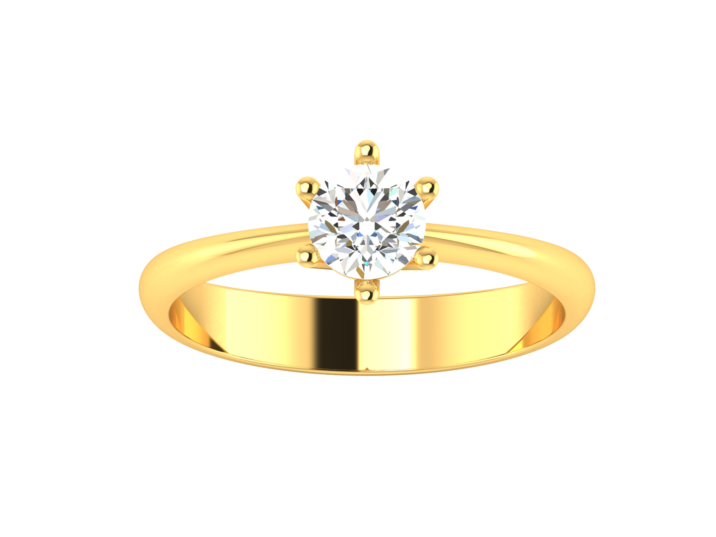 Iconique Classic Solitaire – 1ct Round Brilliant Diamond Ring