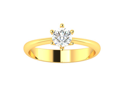 Iconique Classic Solitaire – 1ct Round Brilliant Diamond Ring