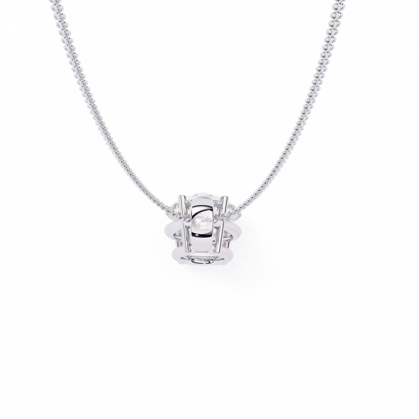 Sparkles Brilliance: 2.06ct Pear-Cut Diamond Solitaire Diamond Pendant