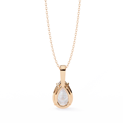 Sparkles Brilliance: 2.06ct Pear-Cut Diamond Solitaire Diamond Pendant