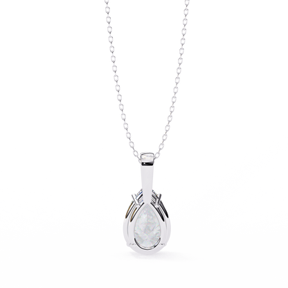 Sparkles Brilliance: 2.06ct Pear-Cut Diamond Solitaire Diamond Pendant