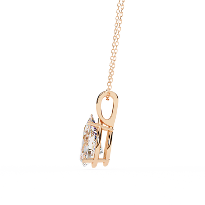 Sparkles Brilliance: 2.06ct Pear-Cut Diamond Solitaire Diamond Pendant