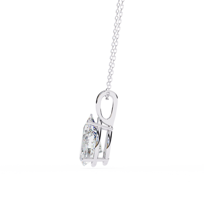 Sparkles Brilliance: 2.06ct Pear-Cut Diamond Solitaire Diamond Pendant