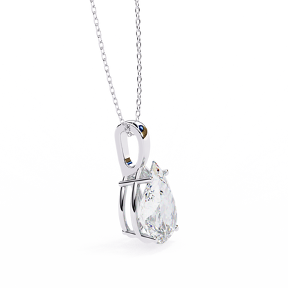 Sparkles Brilliance: 2.06ct Pear-Cut Diamond Solitaire Diamond Pendant