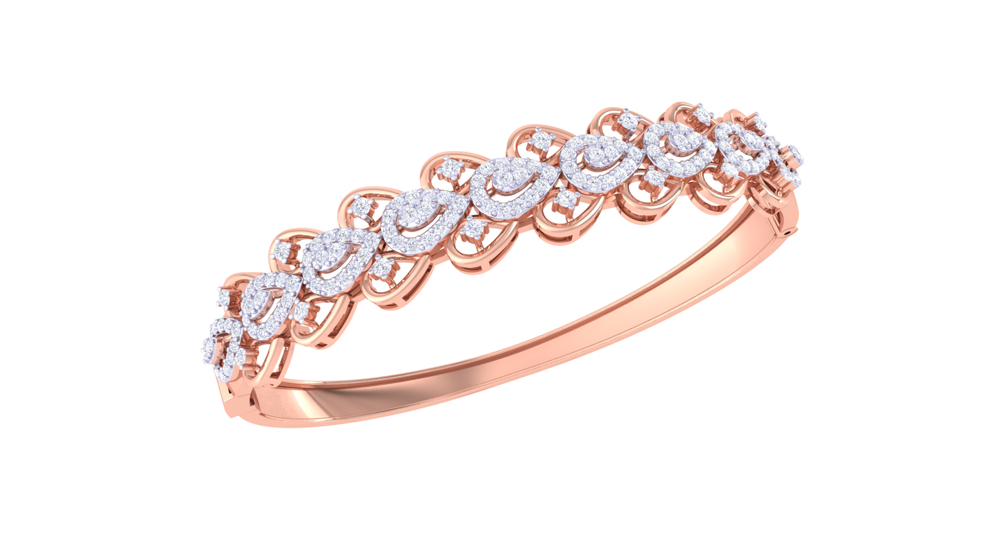 Exquisite Glam Diamond Bracelet - 1.28 Ct