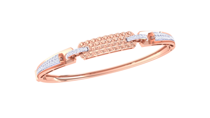 Royal Lattice Gold and Diamond Bracelet-0.54 Ct