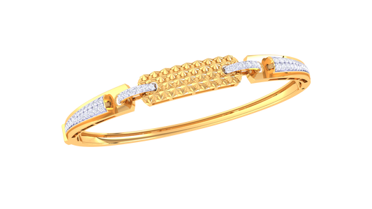 Royal Lattice Gold and Diamond Bracelet-0.54 Ct