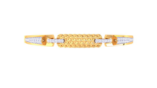 Royal Lattice Gold and Diamond Bracelet-0.54 Ct