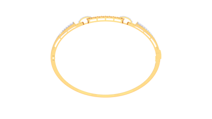 Royal Lattice Gold and Diamond Bracelet-0.54 Ct