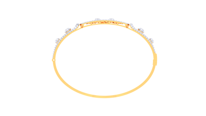 Lattice Luxe Rose Gold Bracelet - 1.72 Ct Round Diamonds