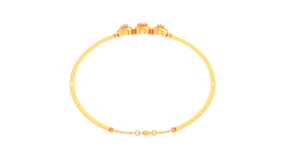 Celestial Orbs Gold Bracelet - 0.43 Ct Diamonds Starfire Edition