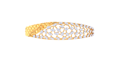 Dazzle Net Diamond Bracelet In Gold - 1.00 Ct