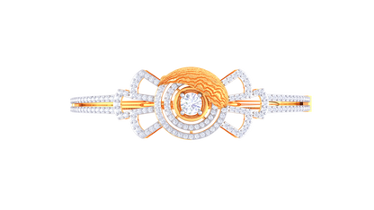 Orbit Radiance Rose Gold Bracelet - 1.49 Ct Dazzling Diamonds
