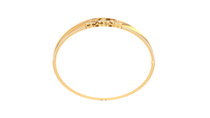 Six-Cluster Gleaming Gold Bracelet - 1.39 Ct Diamond Detailing