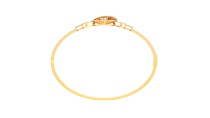 Orbit Radiance Rose Gold Bracelet - 1.49 Ct Dazzling Diamonds