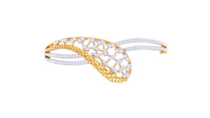 Twirling Leaf Diamod Bracelet - 1.24 Ct