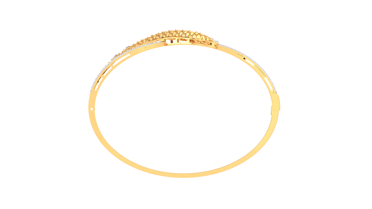 Twirling Leaf Diamod Bracelet - 1.24 Ct