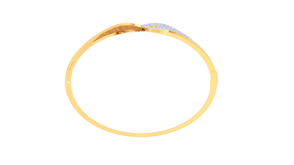 Celestial Loop Gold and Diamond Bracelet - 1.08 Ct