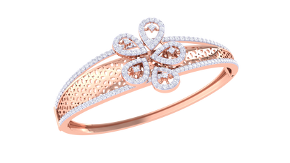 Snowflake Spark Bracelet With Diamond In Gold - 1.85 Ct