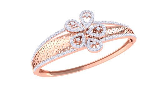 Snowflake Spark Bracelet With Diamond In Gold - 1.85 Ct