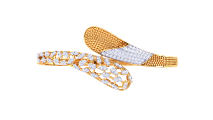 Golden Embrace Diamond Bracelet - 1.08 Ct