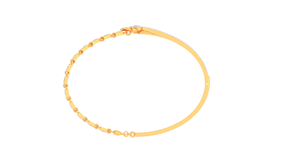 Bloomline Petal Bracelet In Yellow gold – 0.59 Ct Diamonds