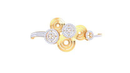 Infinity Halo Diamond Bracelet In Gold - 1.20 Ct