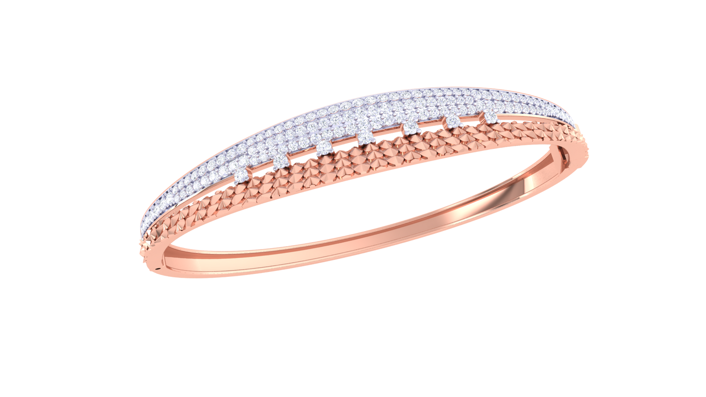 1.05 Ct - Radiant Twist Diamond Pendent