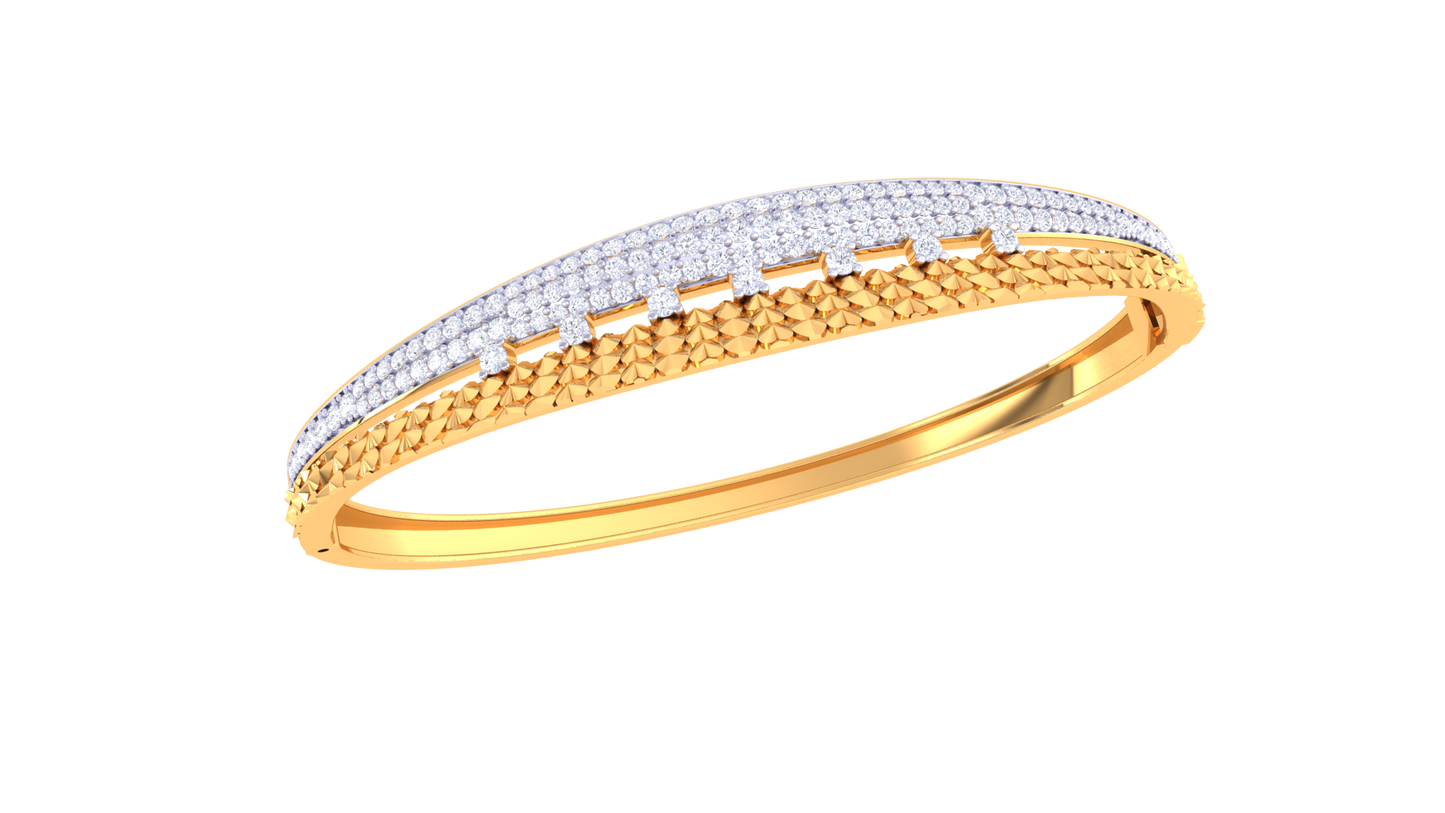 1.05 Ct - Radiant Twist Diamond Pendent