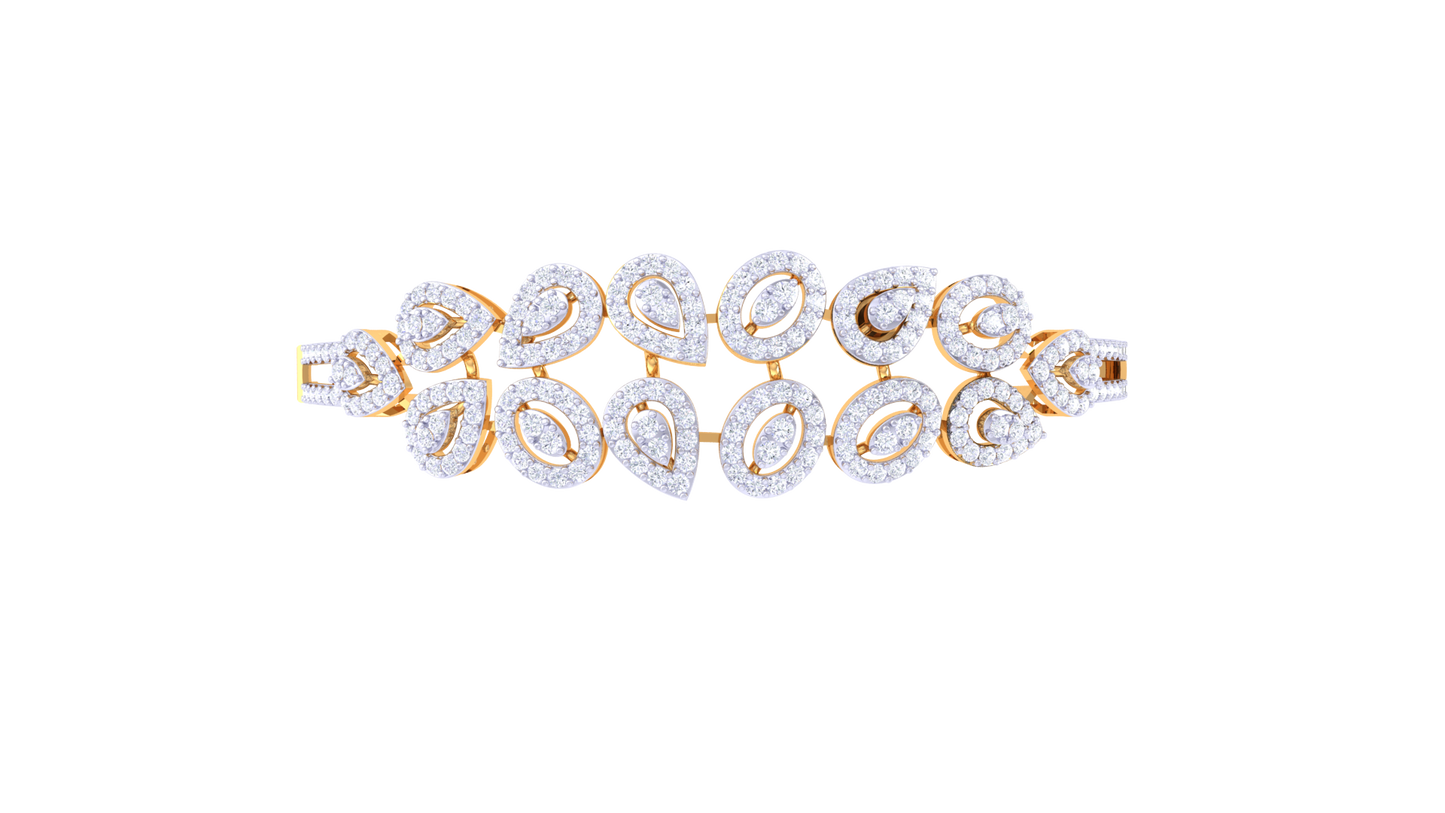 Enchanted Petals Diamond Bracelet - 1.94 ct