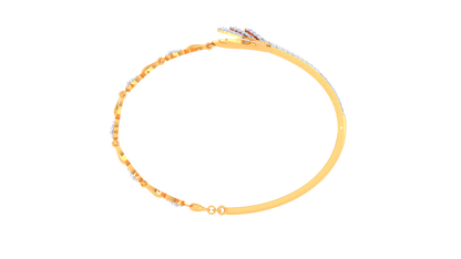 Arrow Radiance Bracelet In Rich Gold – 0.63 Ct Brilliant Cut Diamonds