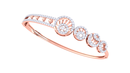 Celestial Orbit Gold Bracelet - 0.88 Ct Brilliant Diamonds
