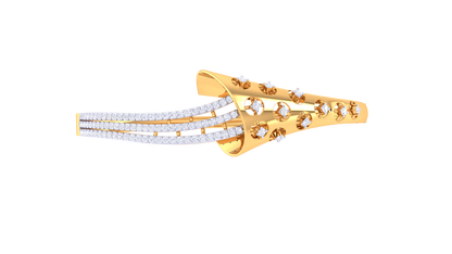 Linier Sparkle Diamond Pendent - 0.94 Ct