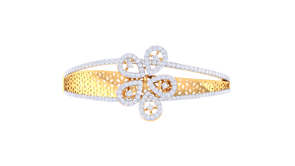 Snowflake Spark Bracelet With Diamond In Gold - 1.85 Ct