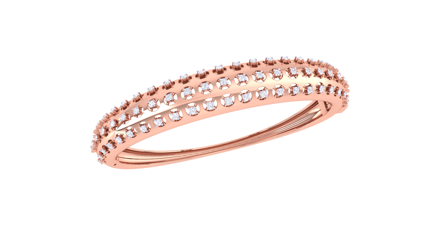 Regal Radiance Diamond Bracelet In Gold - 0.64 Ct