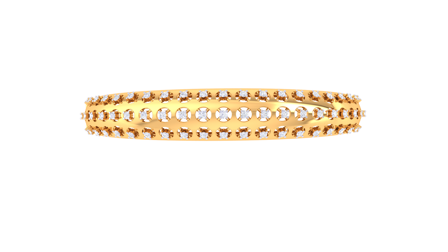 Regal Radiance Diamond Bracelet In Gold - 0.64 Ct
