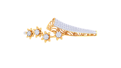 Petal Glow Diamond Bracelet - 1.20 Ct