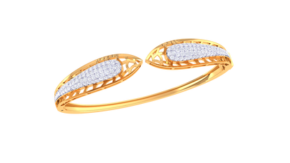 1.25 Ct - Aurrow Diamong Bracelet In Gold