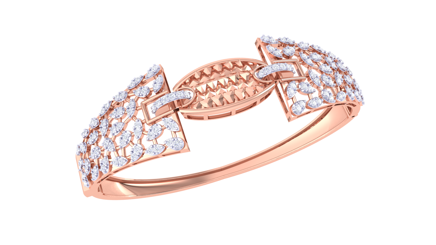 The Luminous Crust Diamond Bracelet - 1.19 Ct