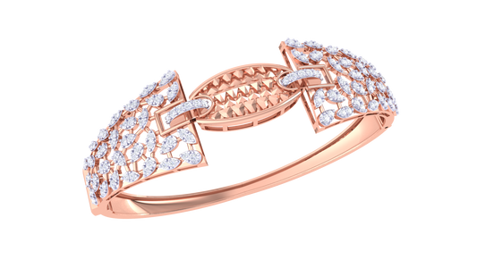 The Luminous Crust Diamond Bracelet - 1.19 Ct