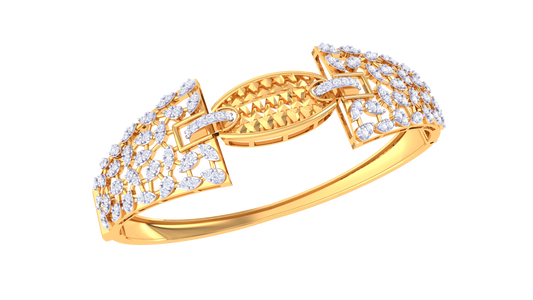 The Luminous Crust Diamond Bracelet - 1.19 Ct