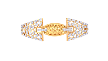 The Luminous Crust Diamond Bracelet - 1.19 Ct