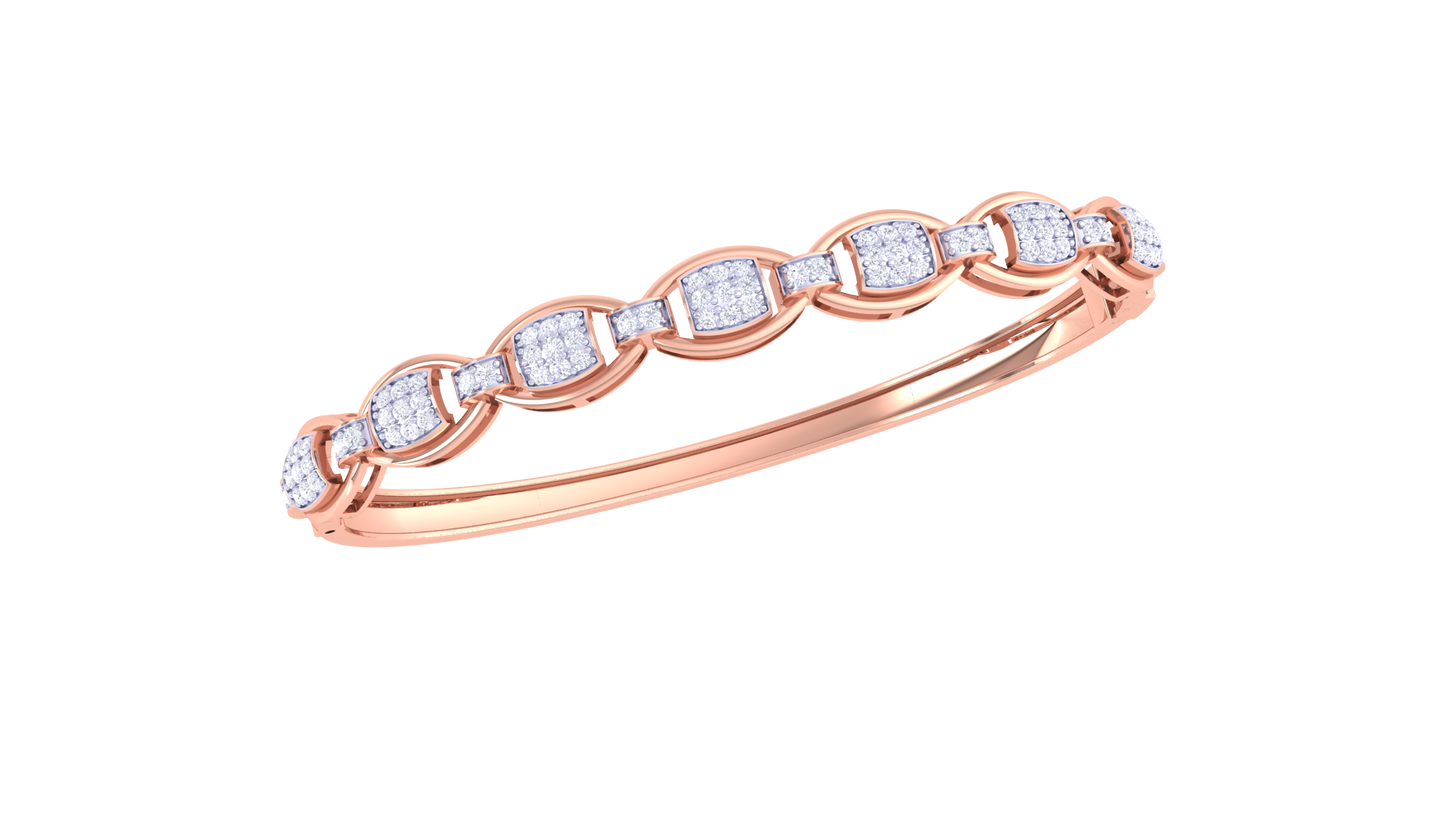 Blush Radiance Diamond Bracelet - 0.76 Ct