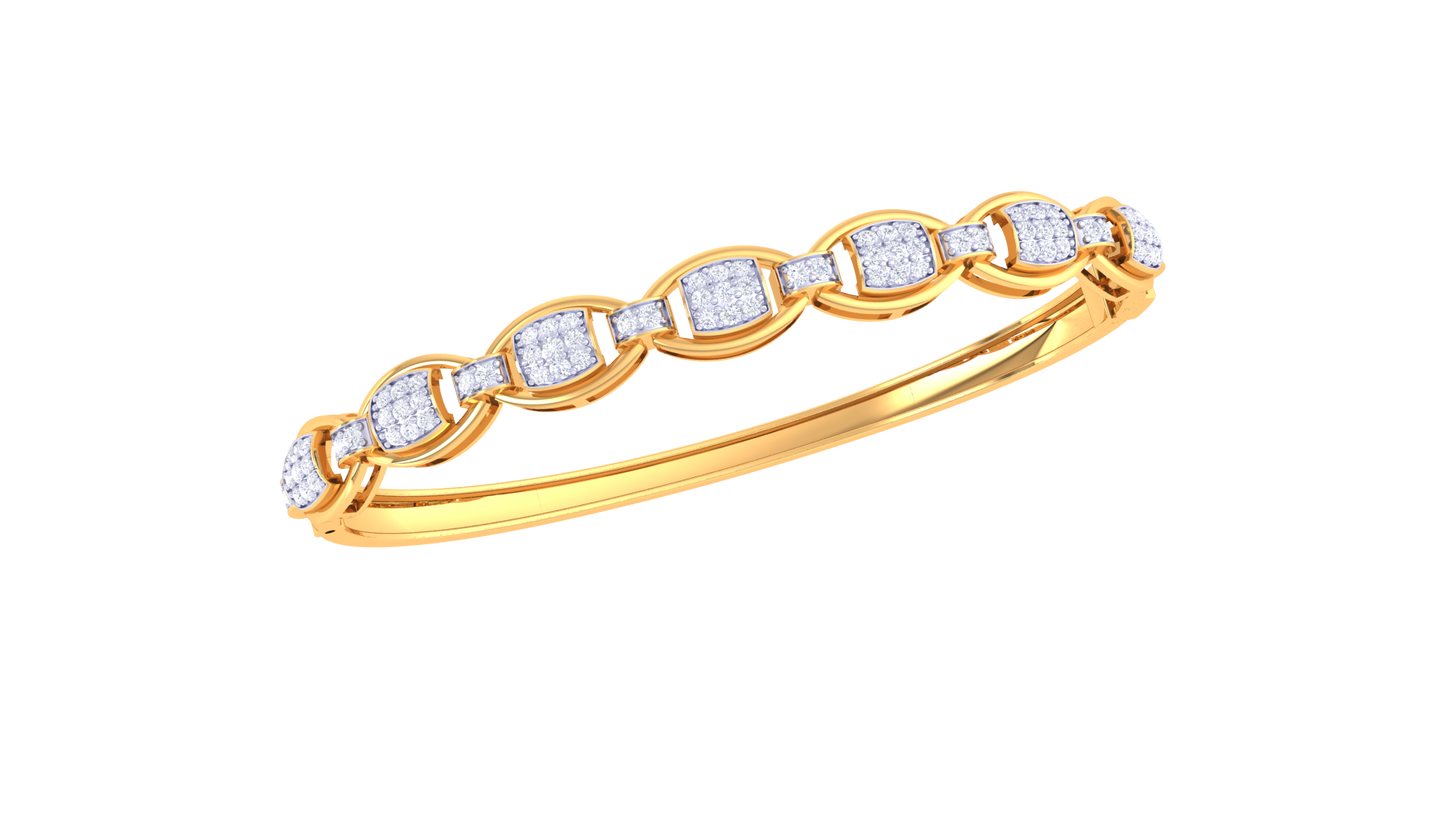 Blush Radiance Diamond Bracelet - 0.76 Ct